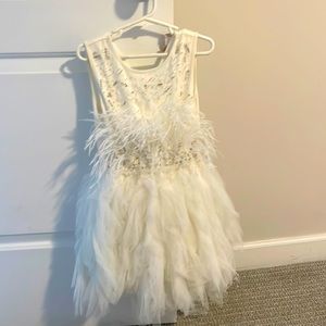Tutu du monde girls winter princess dress size 6 white